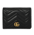 Gucci GG Marmont Card Case Wallet, front view